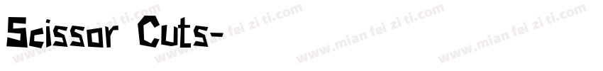 Scissor Cuts字体转换